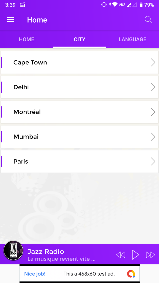 Android Radio App Radio, Streaming, M3U8, M3U, MP3, PLS, AAC